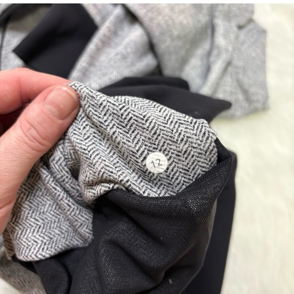 Lululemon Asana herringbone full zip jacket size 12 - Picture 4 of 6